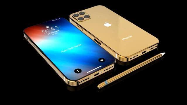 苹果iPhone12ProMax概念图:带手写笔,真全面屏!
